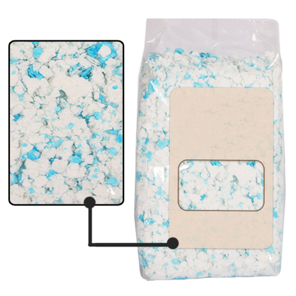 Small Animal Bedding 16Oz - Odor Control Absorbent Pet Bedding Hamster Bedding Animals & Pet Supplies > Pet Supplies > Small Animal Supplies > Small Animal Bedding Bangcool Blue & White  