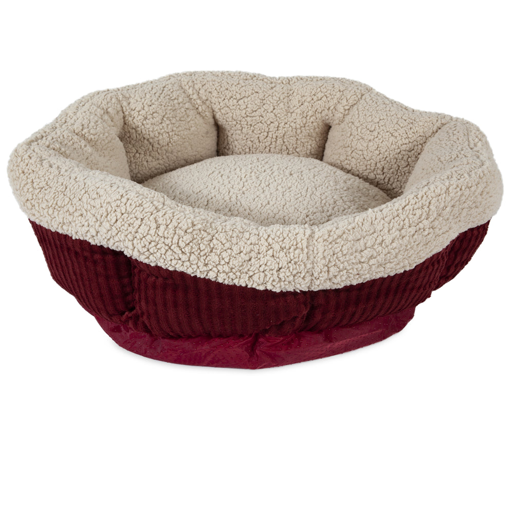 Aspen Pet Rectangular Pet Cat Bed, Red Animals & Pet Supplies > Pet Supplies > Cat Supplies > Cat Beds Doskocil Manufacturing Co Inc S  