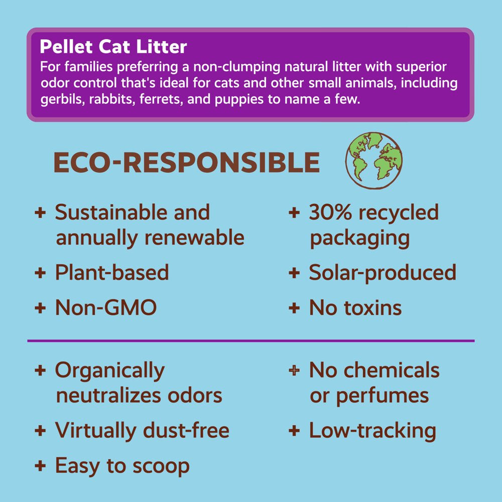 Naturally Fresh Walnut-Based Pellet Non-Clumping Cat Litter 26 Lb. Bag Animals & Pet Supplies > Pet Supplies > Cat Supplies > Cat Litter Eco Shell, LP   