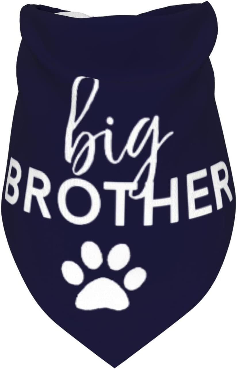 Vercosee Big Brother Dog Bandana,Pregnancy Announcement Dog Bandana, Gender Reveal Photo Booth Props, Pet Scarf for Dog Lover Owner (Big Brother) Animals & Pet Supplies > Pet Supplies > Dog Supplies > Dog Apparel vercosee   