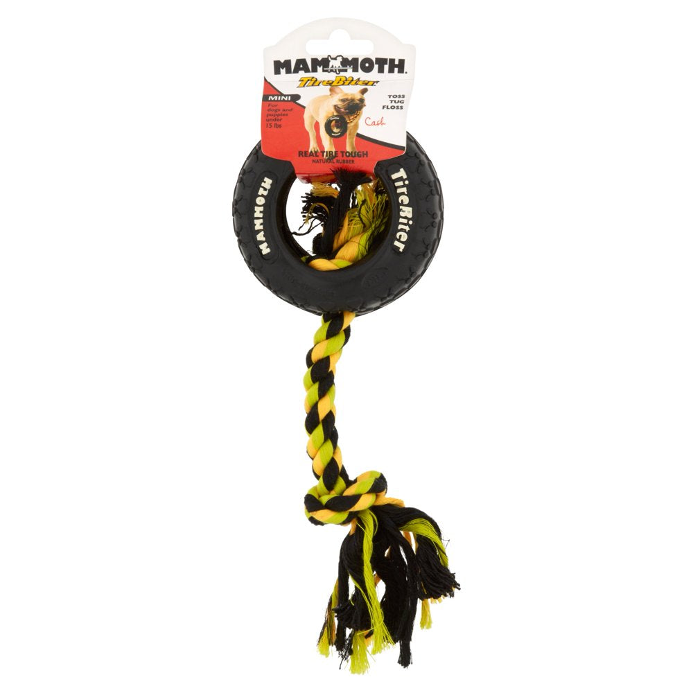 Mammoth Tirebiter Rubber Tire Dog Toy, Mini Animals & Pet Supplies > Pet Supplies > Dog Supplies > Dog Toys Mammoth®   