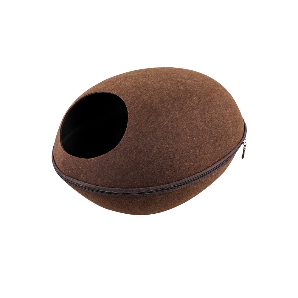 Tickas Cat Cave Large Capacity Cat Beds House for Indoor Cats Kittens Pets Animals & Pet Supplies > Pet Supplies > Cat Supplies > Cat Beds Tickas Coffee  