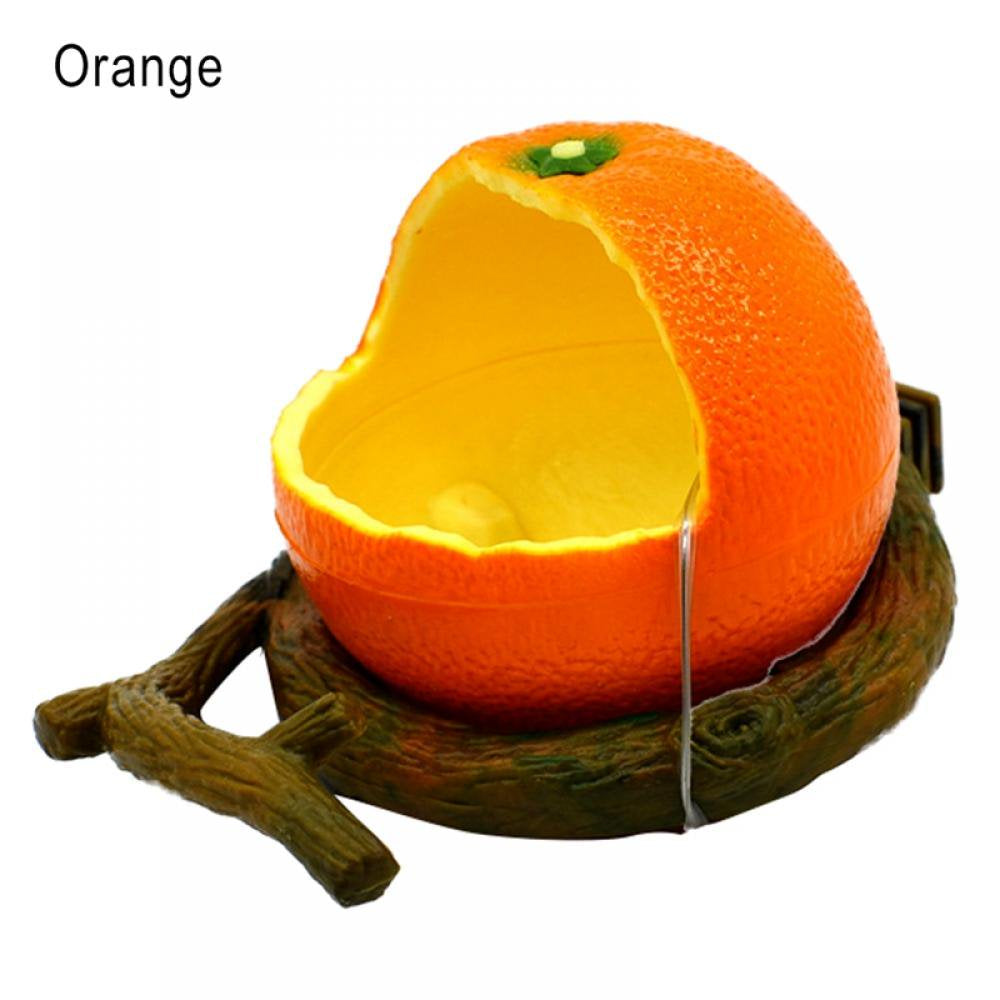 JOLLY Funny Fruit Shape Bird Parrot Feeder Cage Food Water Feeding Bowl Container Habitat for Small Animals Hamster Cage Reptile House Pet Feeder Natural Funny Nest Toy Animals & Pet Supplies > Pet Supplies > Small Animal Supplies > Small Animal Habitats & Cages Jolly's   