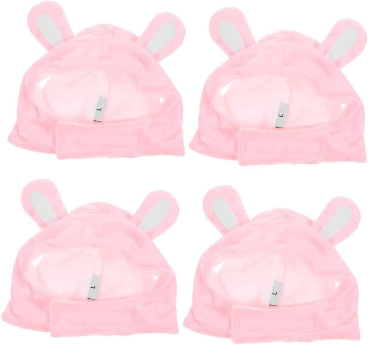 Balacoo 4Pcs Dog Costume Hat Cosplay in Dogs - for Accessories Year Party Cats Warm Pink Favor Bunny Kitten Accessory Dress Easter Rabbit up New Headwear Ears Puppy Headgear Small and Xs Animals & Pet Supplies > Pet Supplies > Dog Supplies > Dog Apparel Balacoo Pinkx4pcs 25x18cmx4pcs 