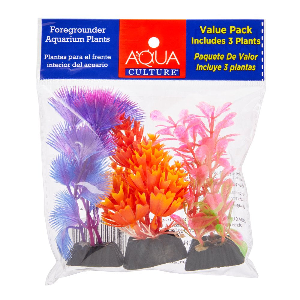 Aqua Culture Foregrounder Aquarium Plants, 3 Count Animals & Pet Supplies > Pet Supplies > Fish Supplies > Aquarium Decor Wal-Mart Stores, Inc.   