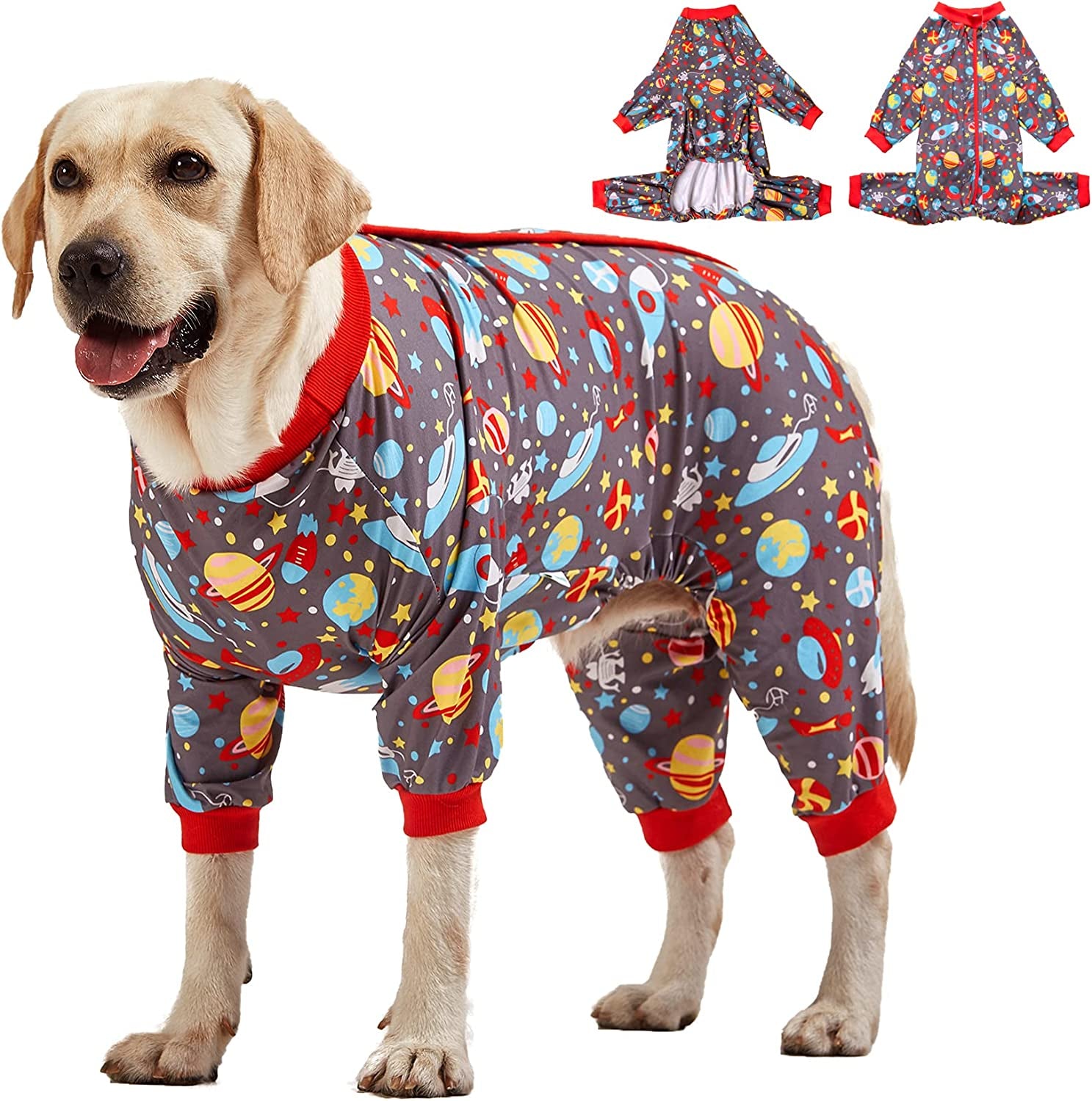 Lovinpet Large Dog Pajamas Large Breed Pitbull Boxer Labrador