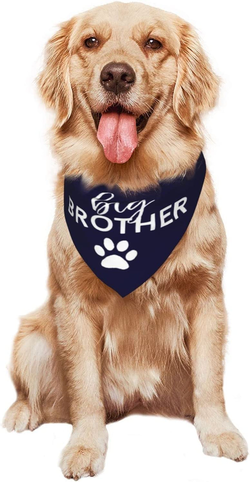 Vercosee Big Brother Dog Bandana,Pregnancy Announcement Dog Bandana, Gender Reveal Photo Booth Props, Pet Scarf for Dog Lover Owner (Big Brother) Animals & Pet Supplies > Pet Supplies > Dog Supplies > Dog Apparel vercosee   