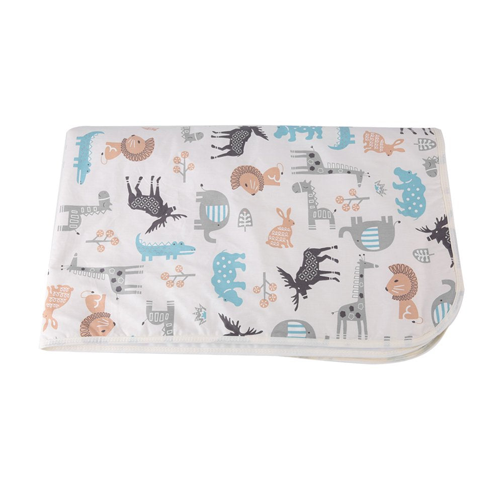 Urine Mat Liner 75 X 120Cm 3Layers Cotton Waterproof Baby Urine Pad Mat Bed Nappy Linerbeige Deer Animals & Pet Supplies > Pet Supplies > Dog Supplies > Dog Diaper Pads & Liners LHCER   