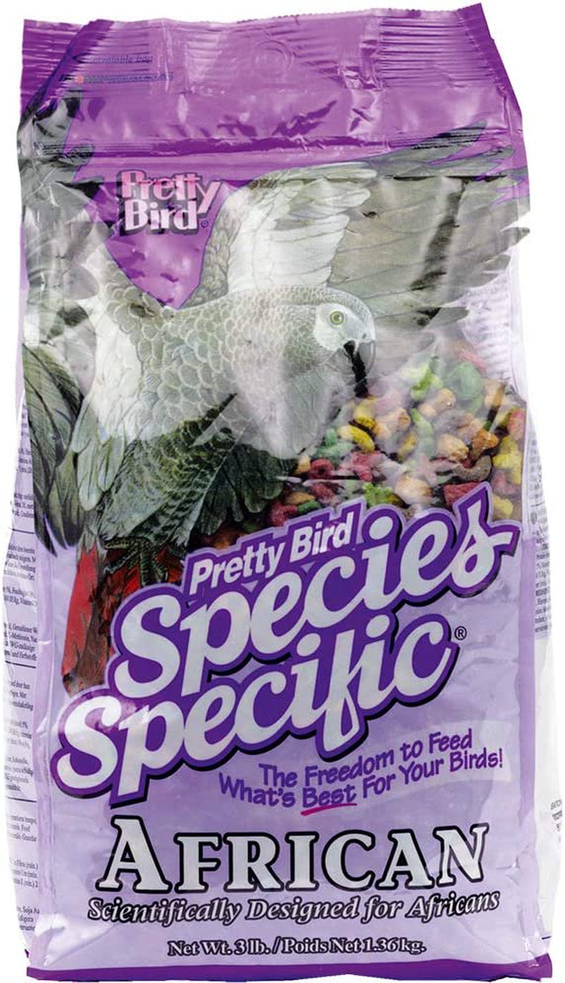 Pretty Bird International Bpb73313 Species Specific African Bird Food with Extra Calcium, 3-Pound Animals & Pet Supplies > Pet Supplies > Bird Supplies > Bird Food TopDawg Pet Supply   