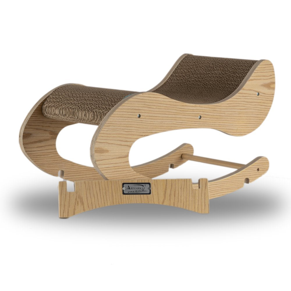 Armarkat Cat Swing Chair, Cat Sofa Bed, Cat Swing Bed for Cats, Cat Rolling Scratcher, Solid Wood Scratcher, S1302 Animals & Pet Supplies > Pet Supplies > Cat Supplies > Cat Beds Aeromark International Inc   