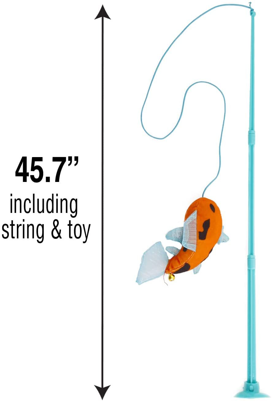 Hartz Cattraction Koi Dangler Cat Toy, Color Will Vary