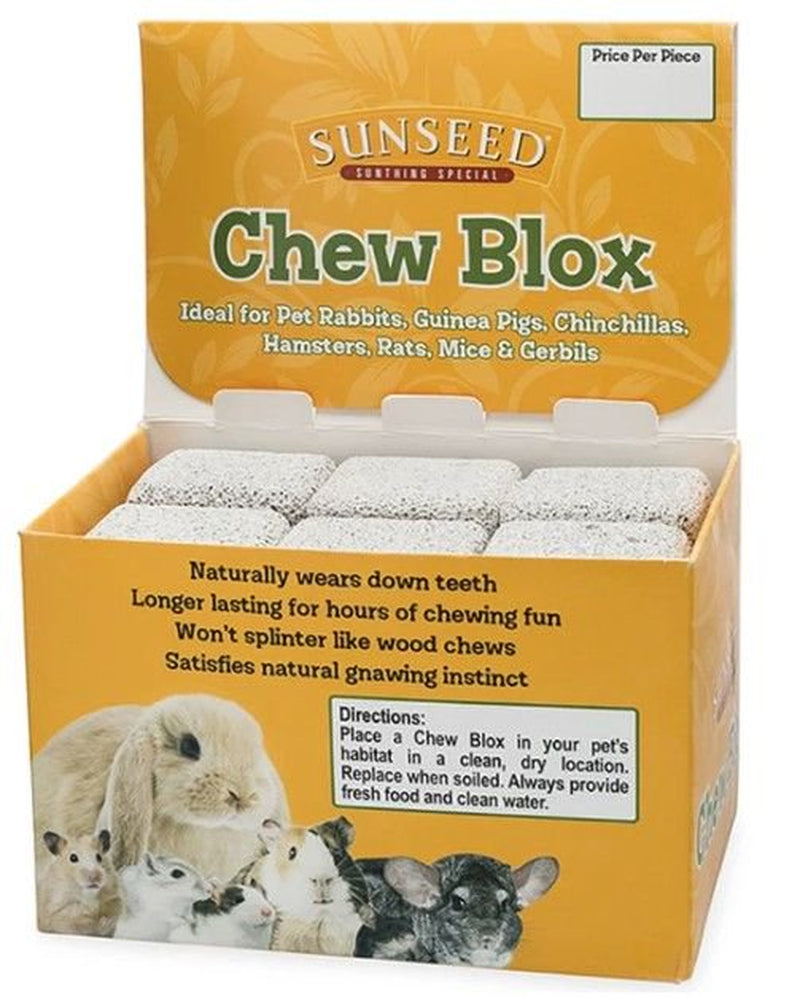 Sunseed Chew Blox for Small Animals 12 Count[ PACK of 2 ] Animals & Pet Supplies > Pet Supplies > Small Animal Supplies > Small Animal Treats Sun Seed   
