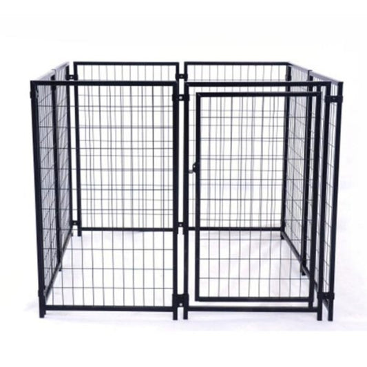 ALEKO DK5X5X4SQ Expandable Heavy Duty Pet Playpen Dog Kennel - 5 X 5 X 4 Feet Animals & Pet Supplies > Pet Supplies > Dog Supplies > Dog Kennels & Runs ALEKO   