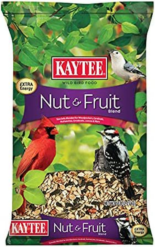 Kaytee Wild Bird Food Nut & Fruit Seed Blend for Cardinals, Chickadees, Nuthatches, Woodpeckers and Other Colorful Songbirds, 5 Pounds Animals & Pet Supplies > Pet Supplies > Bird Supplies > Bird Food Rehoboth Tradings LLC   