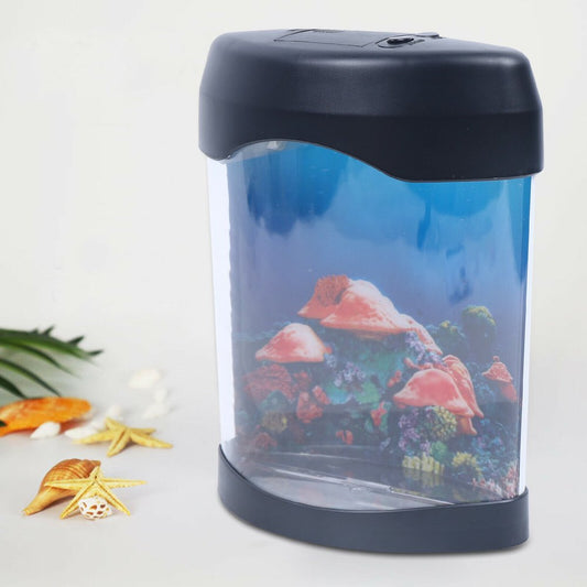 Miumaeov LED Jellyfish Tank Lamps Aquarium Color Change Night Light Desktop Decor Gift USB