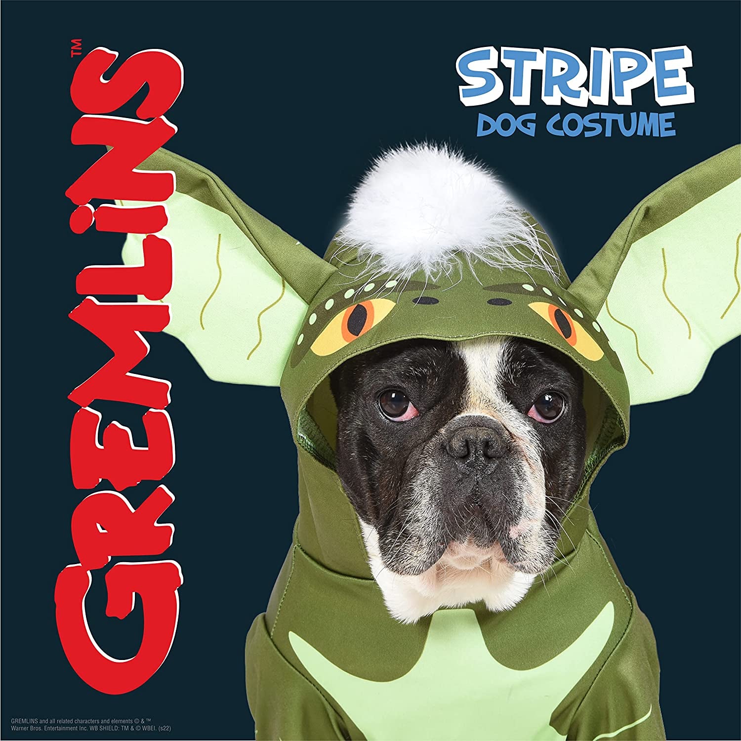 Warner Bros Horror WB: Gremlins Halloween Costume for Dogs with Hood – Size Large | Cute Pet Costumes, Scary Costumes for Dogs| Officially Licensed Gremlins Pet Products, Green (FF23213) Animals & Pet Supplies > Pet Supplies > Dog Supplies > Dog Apparel Fetch for Pets   
