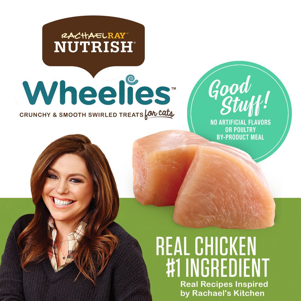 Rachael Ray Nutrish Wheelies Cat Treats, Chicken, 2.2 Ounce Bag Animals & Pet Supplies > Pet Supplies > Cat Supplies > Cat Treats The J.M. Smucker Company   