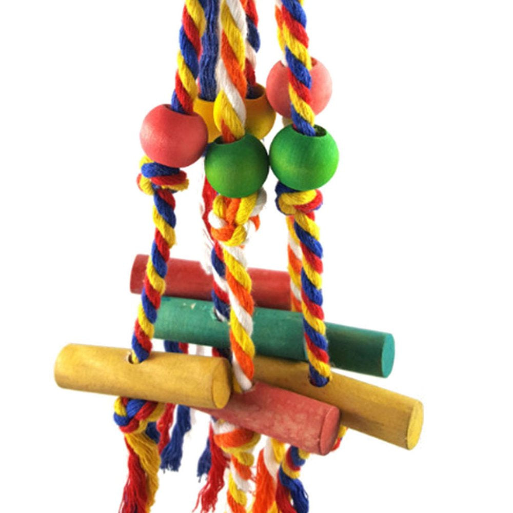 Bird Parrot Toys, Cage Accessories Hanging Chewing.Large Medium Bird Cage Parakeets, Cockatiels, Lovebirds, Conures, Parrots, Finch Animals & Pet Supplies > Pet Supplies > Bird Supplies > Bird Cage Accessories perfk   