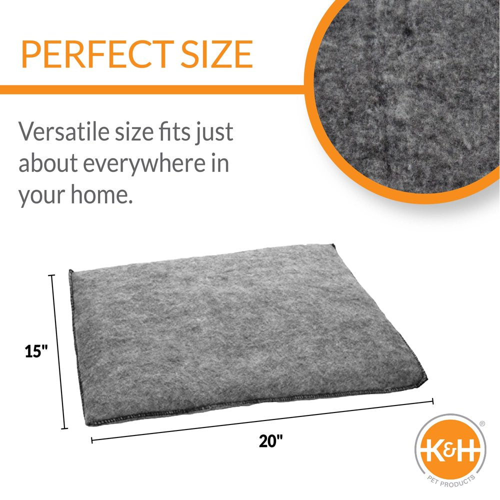 K&H Mat Pet Cat Bed, Grey Animals & Pet Supplies > Pet Supplies > Cat Supplies > Cat Beds K&H Pet Products   