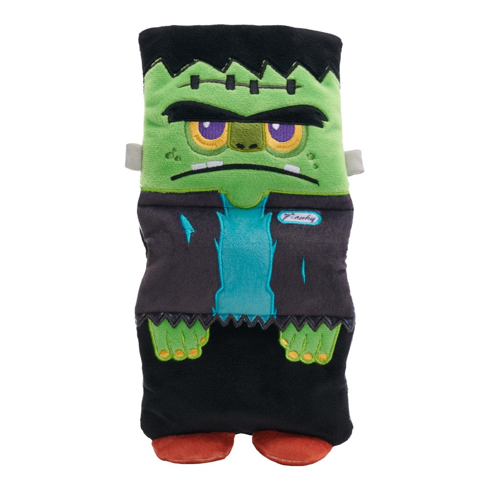 BARK Cranky Frankie Halloween Dog Toy with Crazy Crinkle, for XS-S Dogs