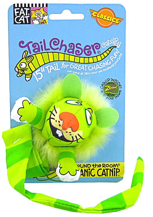 Fat Cat Kitty Hoots Tail Chasers Catnip Cat Toy