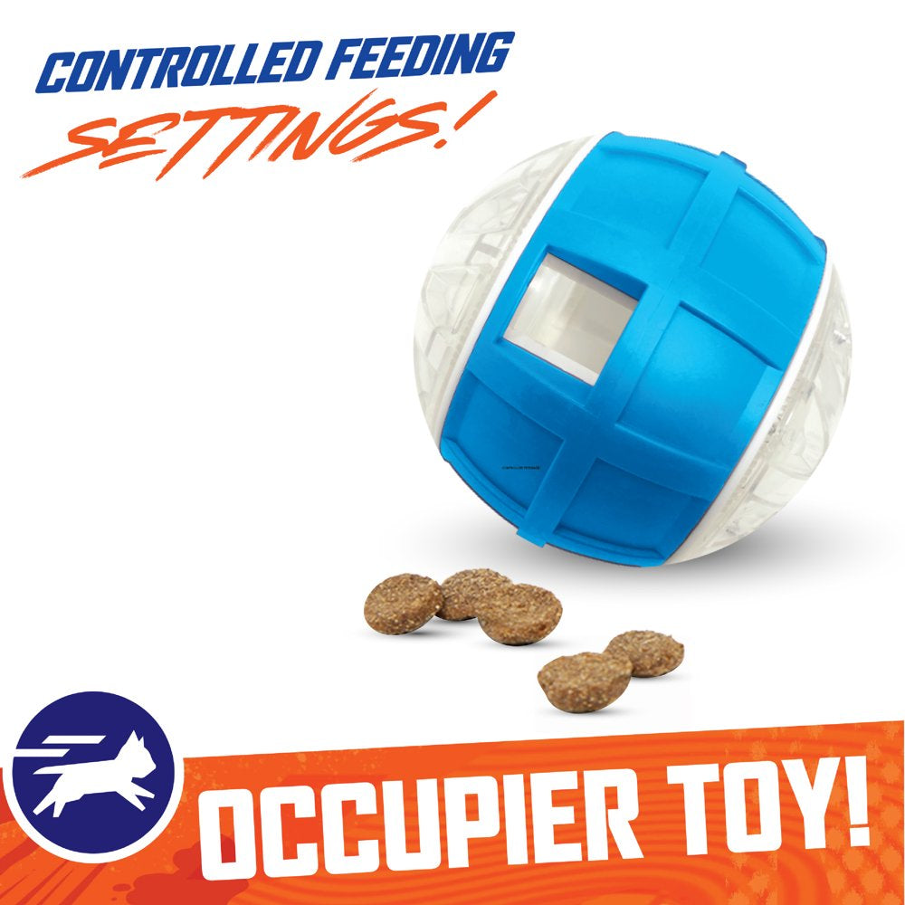 Nerf Cat Puzzle Treat Ball Slow Treat Feeder Cat Toy, 3.5 Inches Animals & Pet Supplies > Pet Supplies > Cat Supplies > Cat Toys Gramercy Products Inc.   