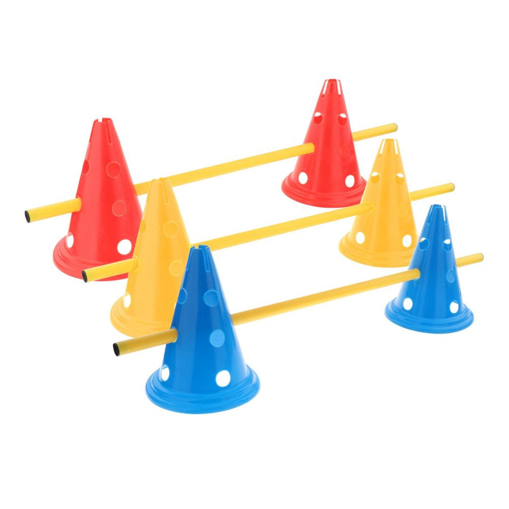 Hurdle Cones Course Obedience Jump Hoop Pole Equipment Agility Slalom Training Multifunctional Dogs Jump Obstacle for Exercise Jump Training Animals & Pet Supplies > Pet Supplies > Dog Supplies > Dog Treadmills perfeclan   