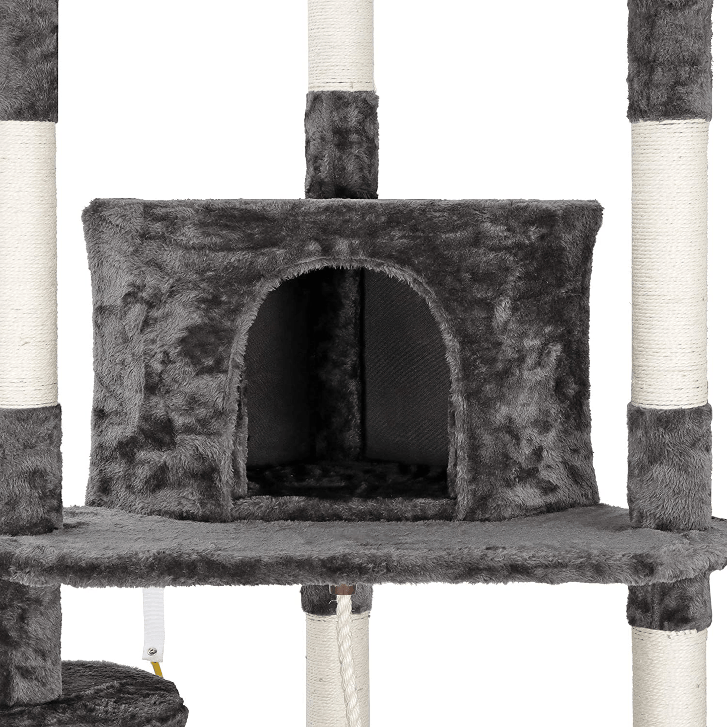 79 Inches Multi-Level Cat Tree Tower with Scratching Posts Perch Hammock Pet Furniture Kitten Activity Tower Kitty Play House Animals & Pet Supplies > Pet Supplies > Cat Supplies > Cat Furniture Pet Republic   