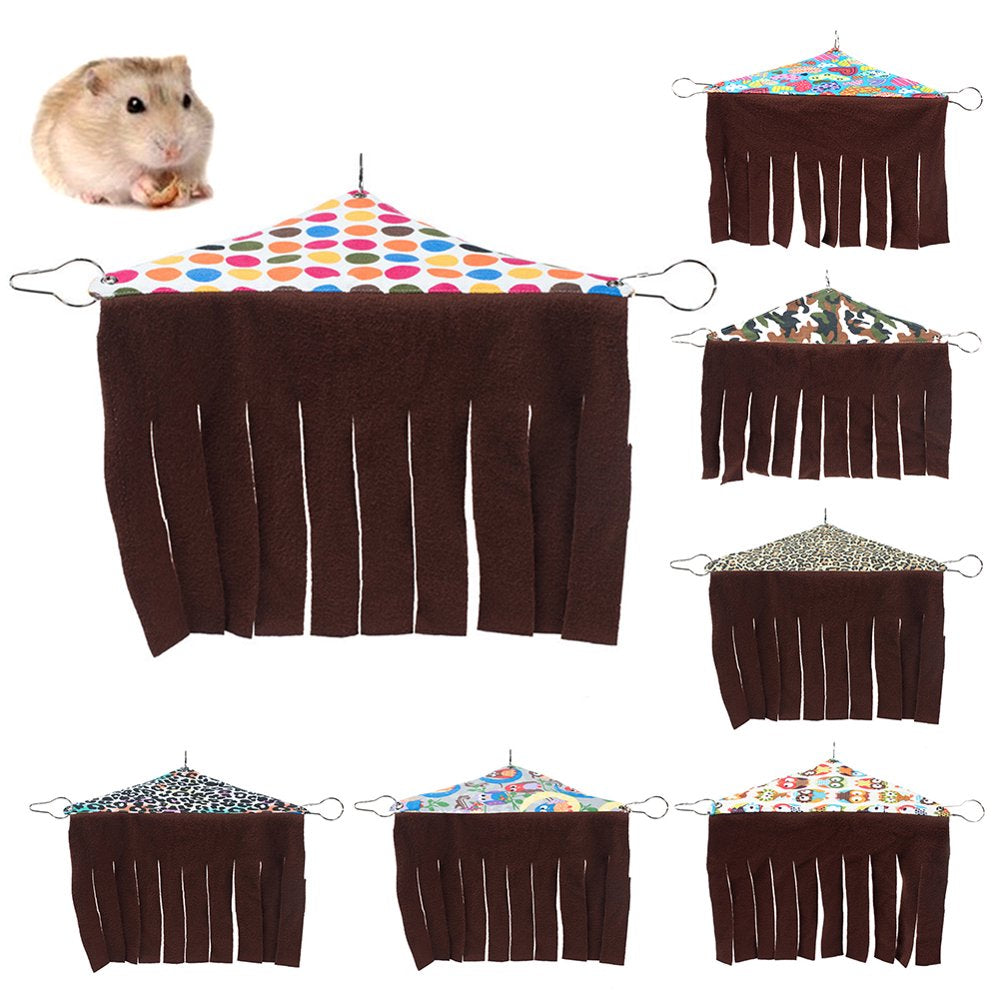 Pet Enjoy Guinea Pig Hammock Hideout,Hamster Hideaway Corner Small Animals Toys Cage Accessories Funny Habitat Tent for Guinea Pigs Chinchillas Hedgehogs Small Pets Animals & Pet Supplies > Pet Supplies > Small Animal Supplies > Small Animal Habitats & Cages Pet Enjoy Style#6#  
