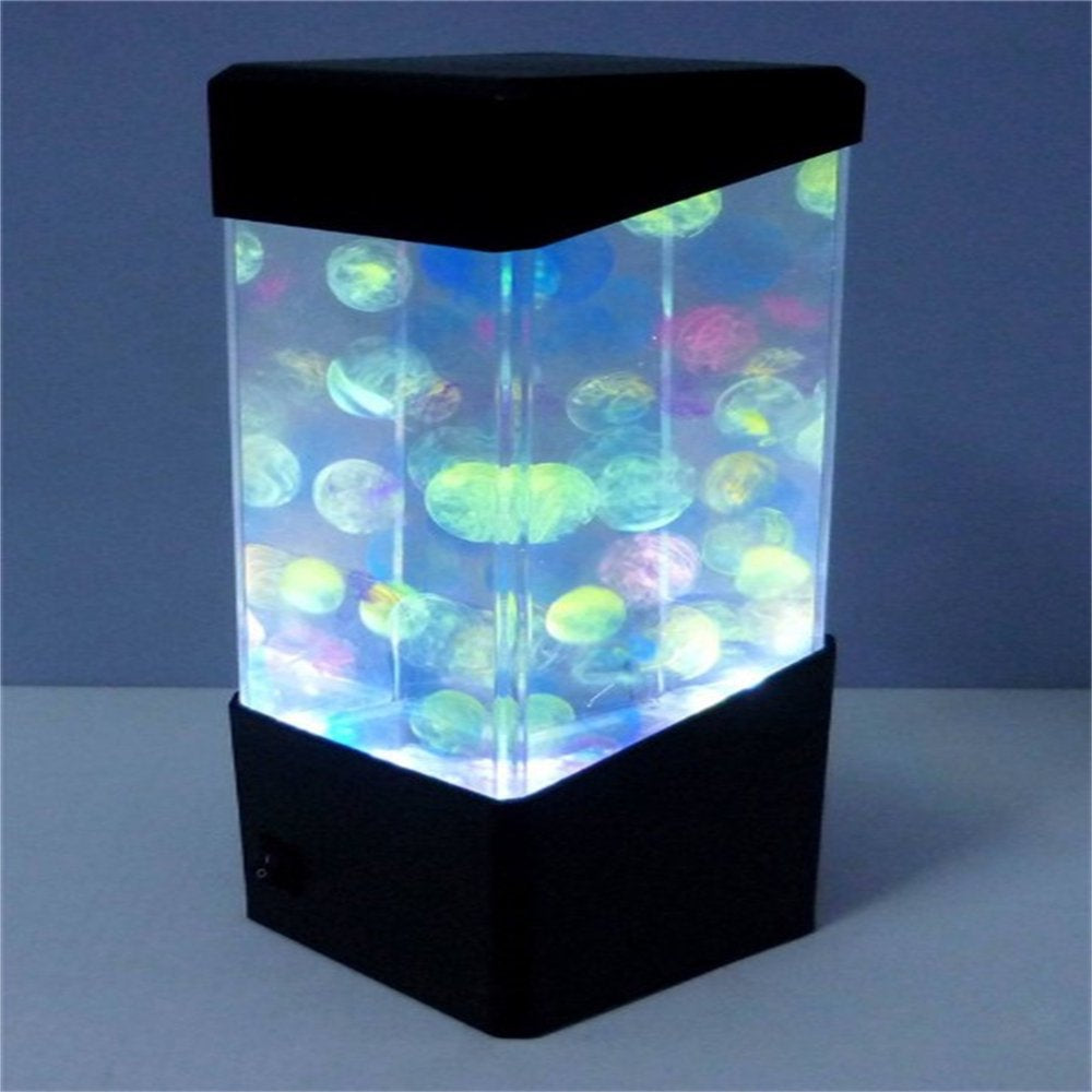 Fridja Jellyfish Volcano Lamp Aquarium Light LED Lights Night Table Light 4 Types