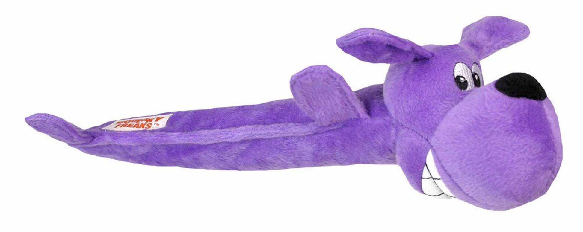 Mammoth Squeakies Interactive Plush Squeak Dog Toys, Small, 8", Assorted Colors