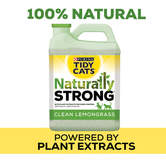 Tidy Cats Naturally Strong Scented 20Lb Animals & Pet Supplies > Pet Supplies > Cat Supplies > Cat Litter Nestlé Purina PetCare Company   