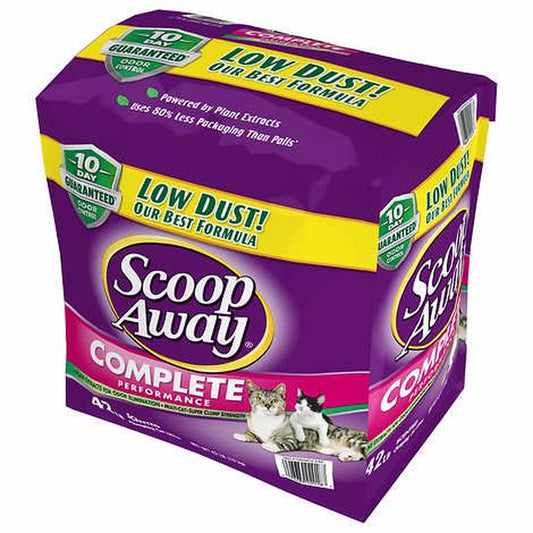 Scoop Away Complete Performance Cat Litter, Low Dust Formula 42 Lb. Bag