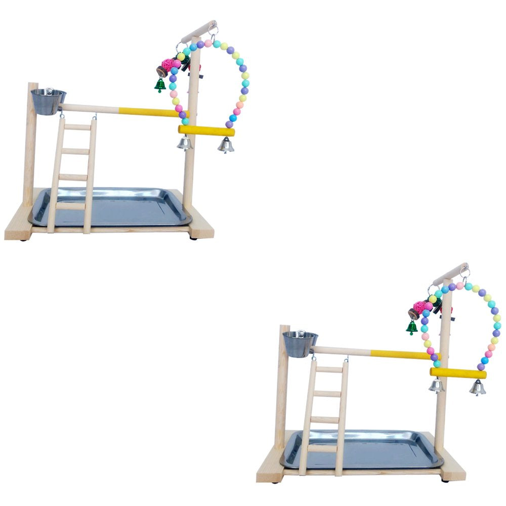 Frcolor Parrot Bird Gym Play Cockatiel Playground Birds Cage Small Toy Chew Stand Hanging Toys Playstand Ladder Climbing Animals & Pet Supplies > Pet Supplies > Bird Supplies > Bird Gyms & Playstands FRCOLOR   