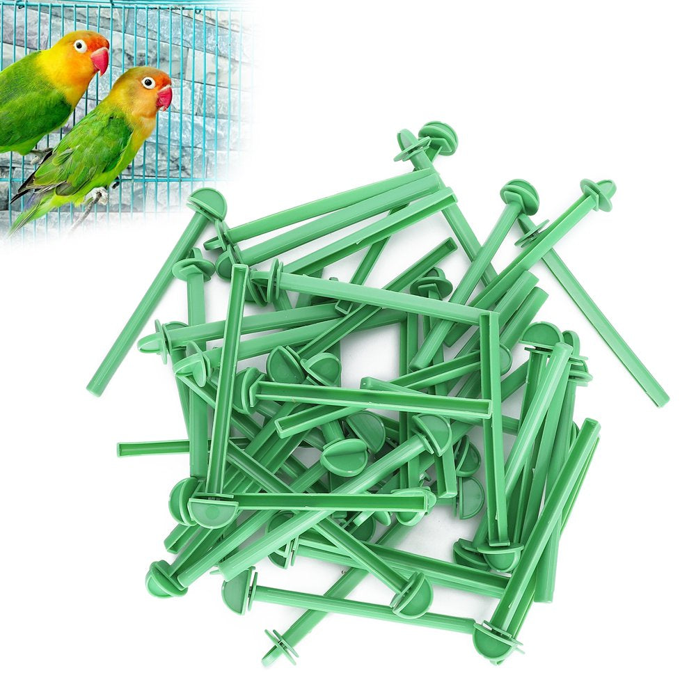 LYUMO 50Pcs Plastic Bird Cage Standing Stick Parrots Parakeet Standing Bar Cage Accessory,Bird Stand Stick,Cage Standing Stick Animals & Pet Supplies > Pet Supplies > Bird Supplies > Bird Cages & Stands LYUMO   