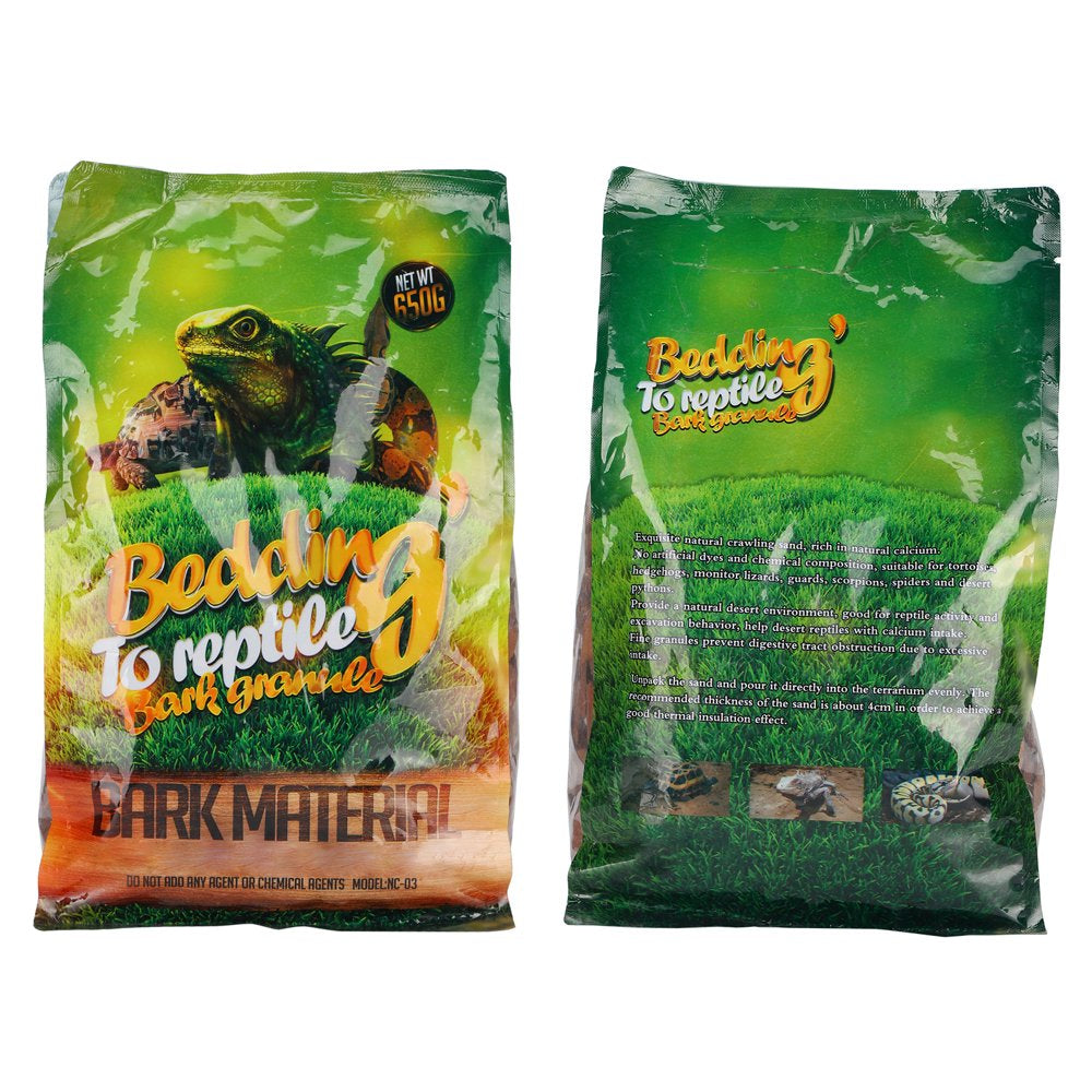 Reptile Reptiles Bedding Spiders 650G/Bag Forest Terrain Bark Fine Chips Natural Wood Log Terrain Substrate for Reptilessmall Particles Animals & Pet Supplies > Pet Supplies > Reptile & Amphibian Supplies > Reptile & Amphibian Substrates Fyydes   