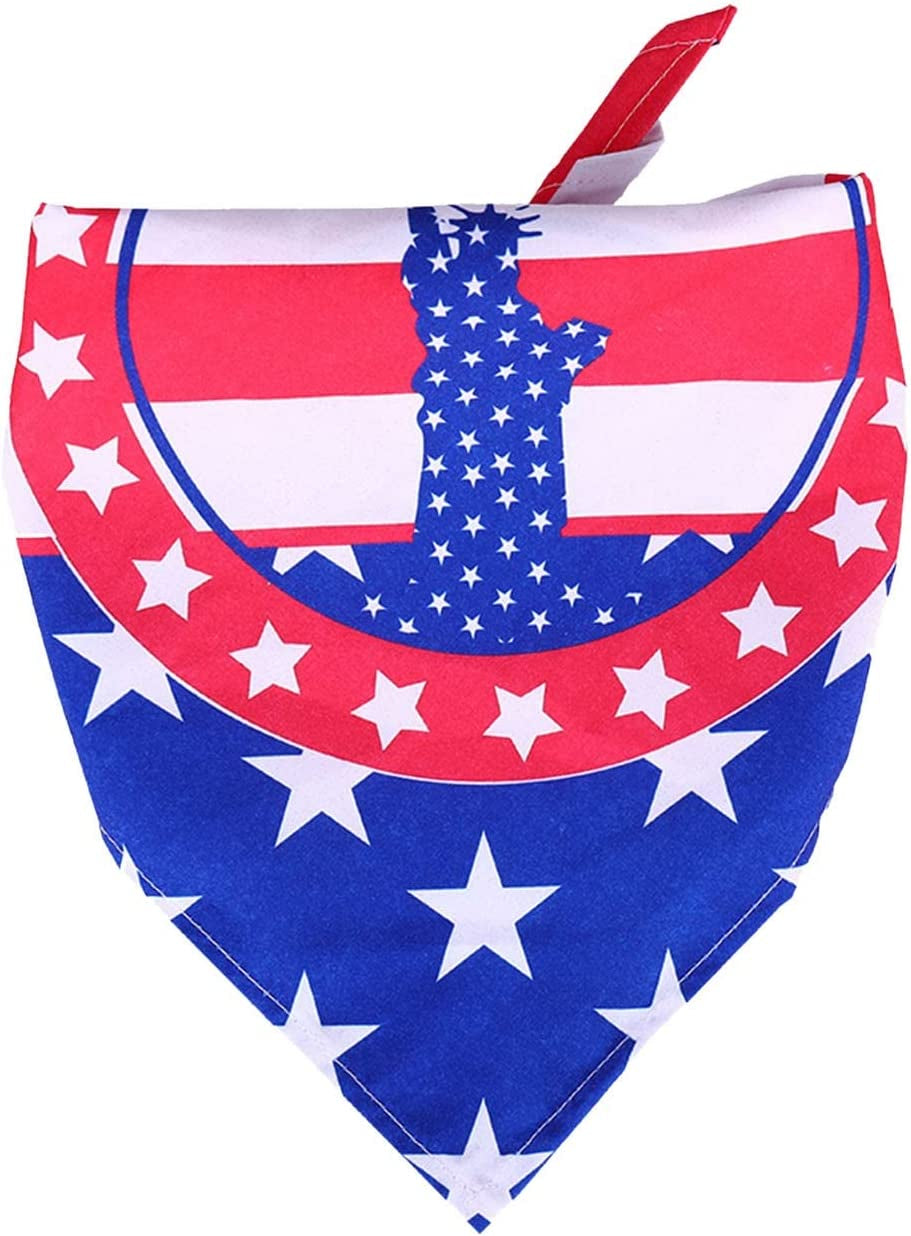 Dog Birthday Boy Bandana Pet Happy Birthday Party Independence Day Pet Bandana 1 PC USA Dog Bandanas Reversible Dog Bandanas Triangle Bibs Scarf for 4Th of Pet Dog Scarf Bandana for Dogs (C, One Size) Animals & Pet Supplies > Pet Supplies > Dog Supplies > Dog Apparel Generic A One Size 