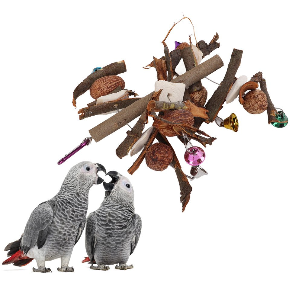 Bird Chewing Toy, Nuts Cuttlebone Free Parrots Bite Toy for Cockatiels for Parakeets Animals & Pet Supplies > Pet Supplies > Bird Supplies > Bird Toys WL   