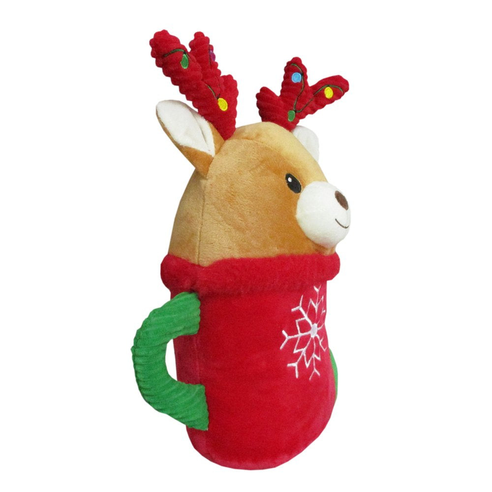 Vibrant Life Dog Toys Moose Cup Plush, Brown, Medium Pet Toy Animals & Pet Supplies > Pet Supplies > Dog Supplies > Dog Toys HUGFUN   