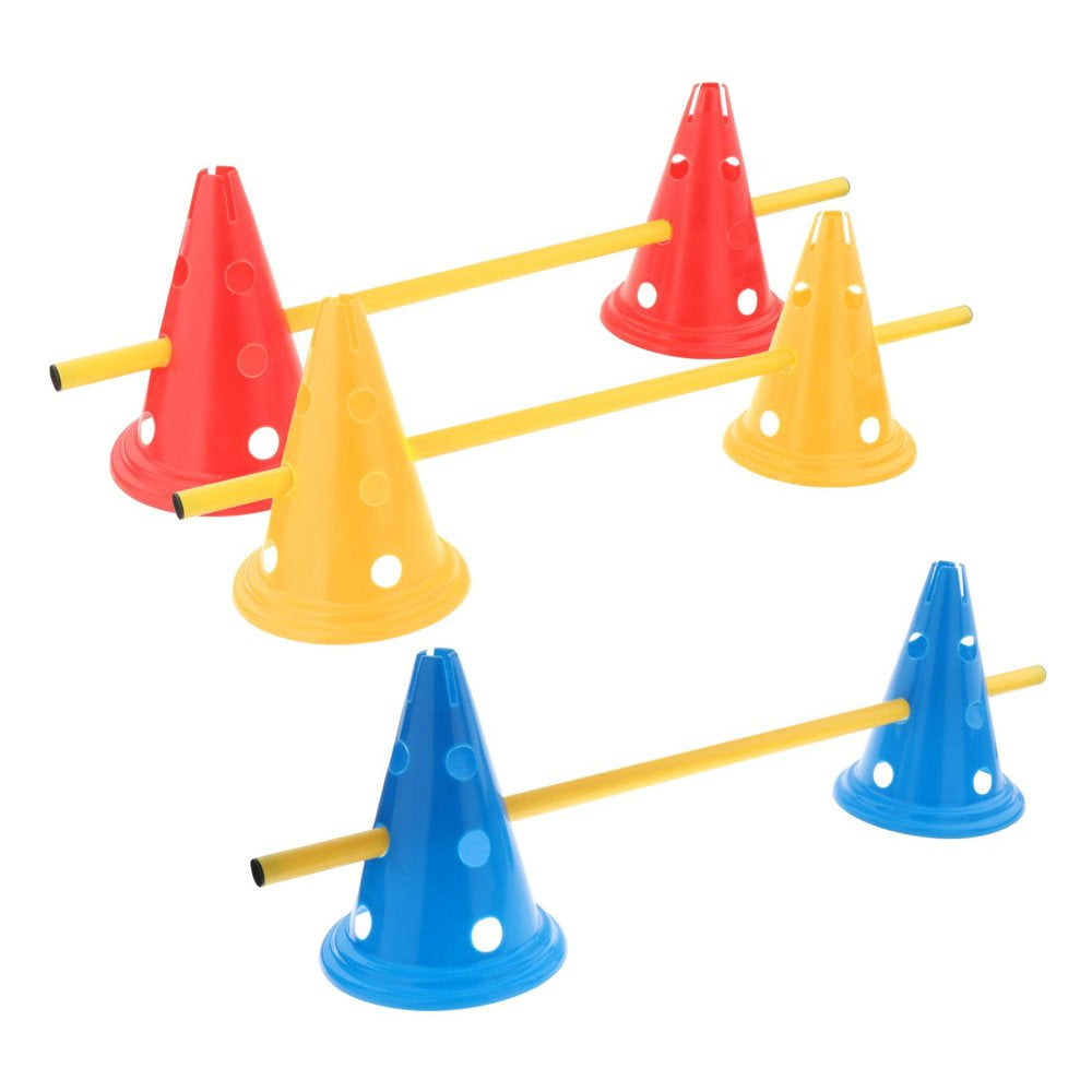 Hurdle Cones Course Obedience Jump Hoop Pole Equipment Agility Slalom Training Multifunctional Dogs Jump Obstacle for Exercise Jump Training Animals & Pet Supplies > Pet Supplies > Dog Supplies > Dog Treadmills perfeclan   