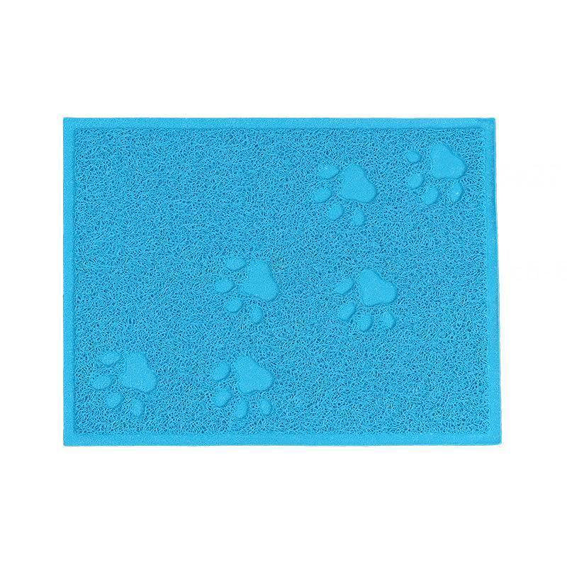 Cat Litter Mat Rectangular Bottom Plate, Waterproof Cat Litter Mat Accessories for Cat Litter Box round Placemat, Eco-Friendly Bamboo Pattern PVC Oval Placemat 45*32.5Cm Animals & Pet Supplies > Pet Supplies > Cat Supplies > Cat Litter Box Mats pengpaig   