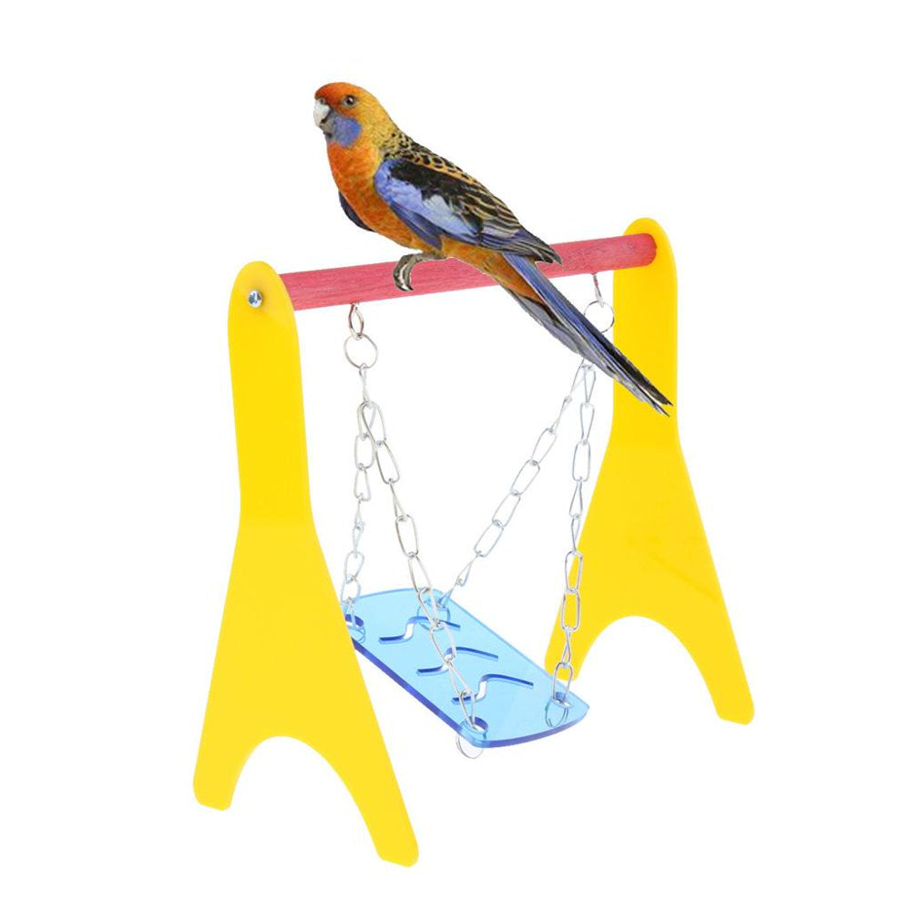 Funny Parrot Bird Perch Stand Play Chewing Toys Gym Activity Table Animals & Pet Supplies > Pet Supplies > Bird Supplies > Bird Gyms & Playstands HOMYL   