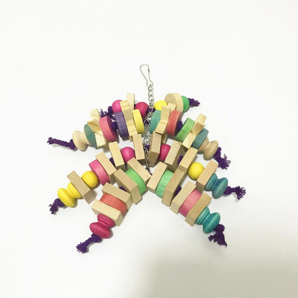 Maynos Bird Parrot Swing Chewing Toys - Hanging Birds Cage Toys Suitable for Small,Medium and Large Parrots Animals & Pet Supplies > Pet Supplies > Bird Supplies > Bird Toys MELLCO   