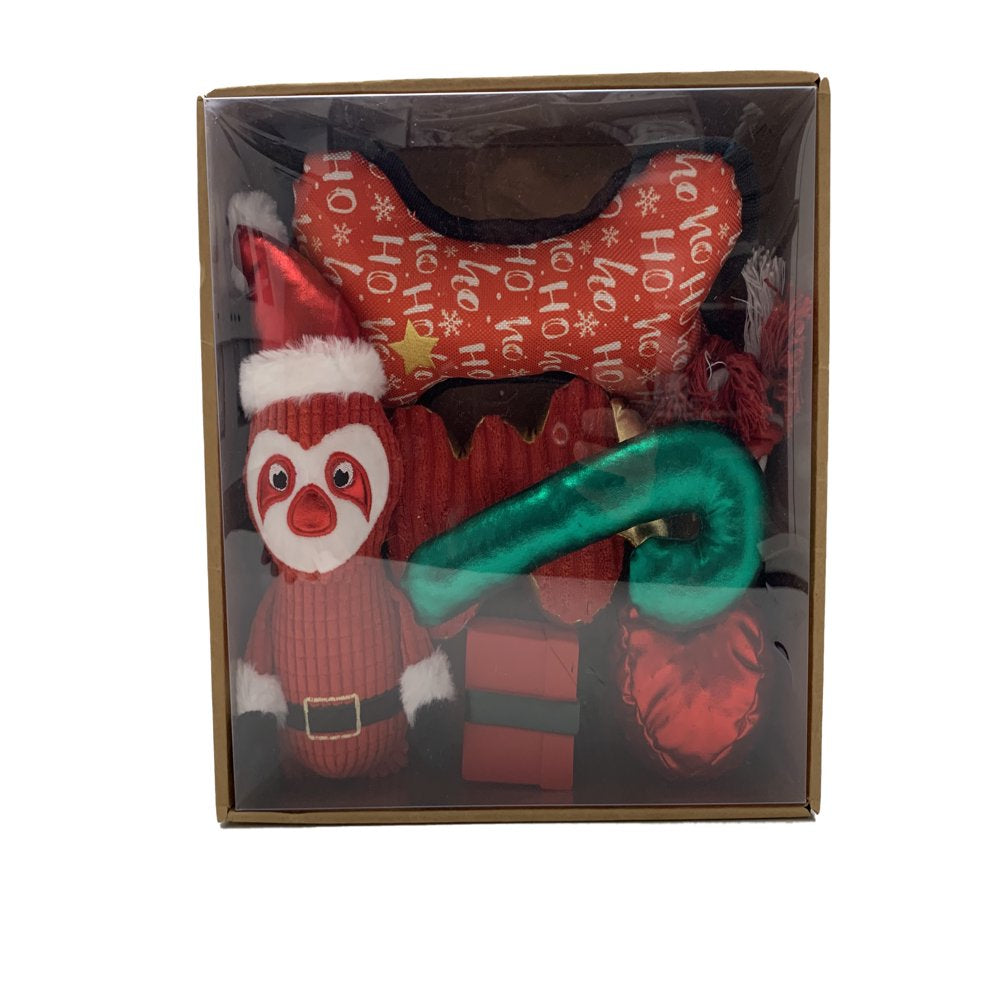 Wag and Wiggle 6 Piece Holiday Dog Toy Set Animals & Pet Supplies > Pet Supplies > Dog Supplies > Dog Toys NA   