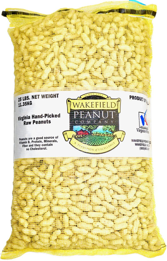 Wakefield Virginia Peanuts Bulk Inshell Animal Peanuts for Squirrels, Birds, Deer, Pigs and a Wide Variety of Wildlife, 25LB Bag Animals & Pet Supplies > Pet Supplies > Bird Supplies > Bird Food Wakefield Peanut Company   