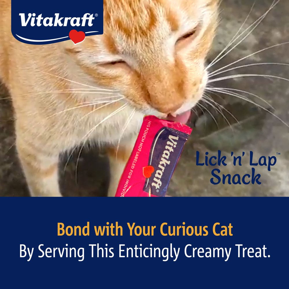 Vitakraft Lick 'N' Lap Creamy Lickable Cat Treat - Chicken Flavor, 20 Pack Animals & Pet Supplies > Pet Supplies > Cat Supplies > Cat Treats Vitakraft   