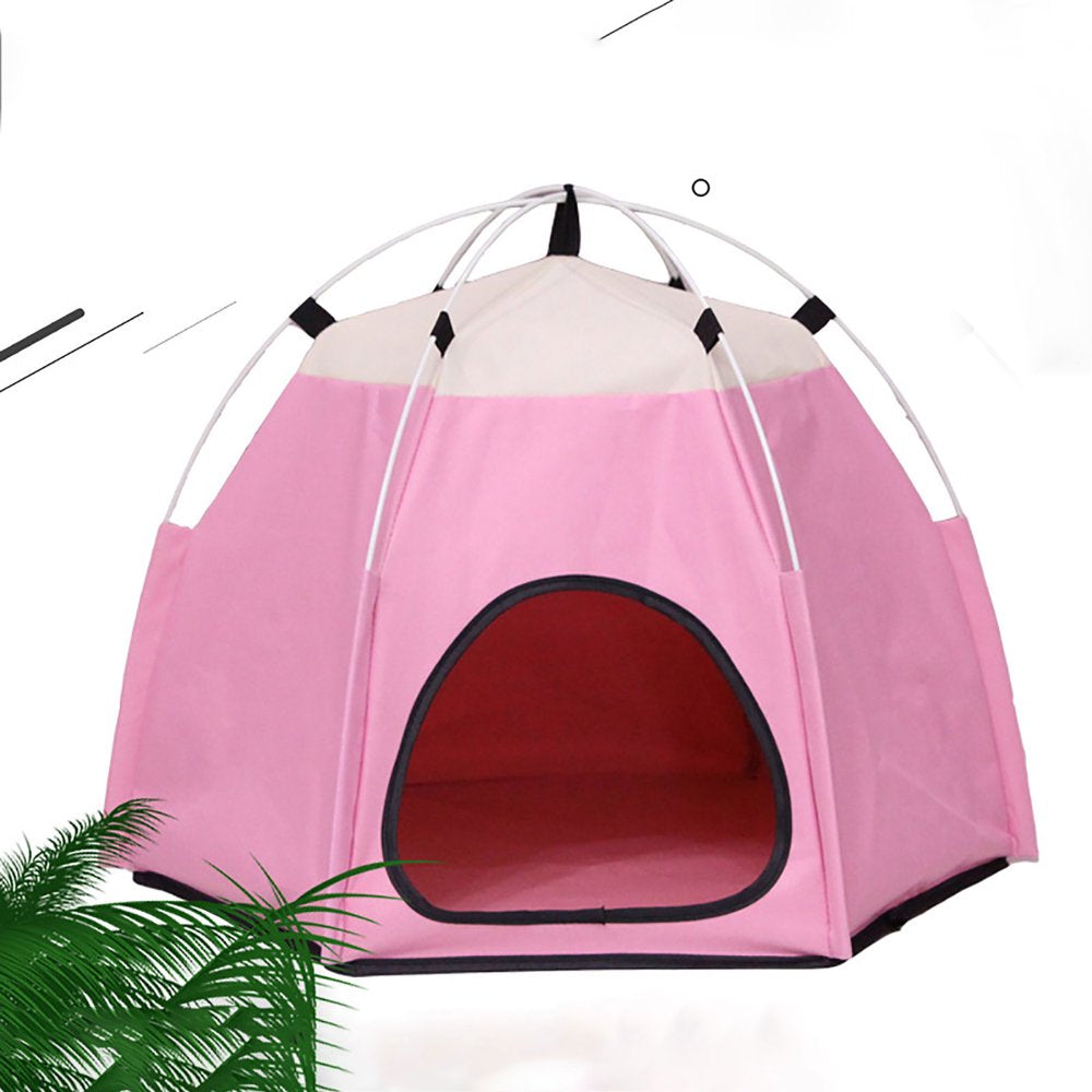 Taluosi Outdoor Indoor Portable Foldable Washable Cute Pet Tent House for Small Cat Dog Animals & Pet Supplies > Pet Supplies > Dog Supplies > Dog Houses Taluosi   