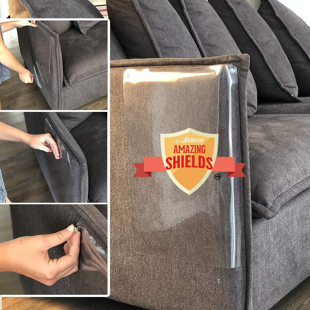 Stelucca Amazing Shields Set X-Large Furniture Protectors from Cats - Cat Repellent for Furniture - Cat Scratch Deterrent - Cat Couch Protector - Scratch Pad - Cat Couch - Cat Scratcher 6 Animals & Pet Supplies > Pet Supplies > Cat Supplies > Cat Furniture Amazing Shields   