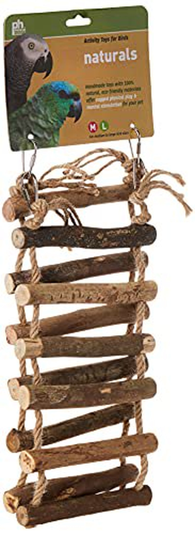 Prevue Hendryx 62807 Naturals Rope Ladder Bird Toy, Large Animals & Pet Supplies > Pet Supplies > Bird Supplies > Bird Toys Prevue Hendryx   