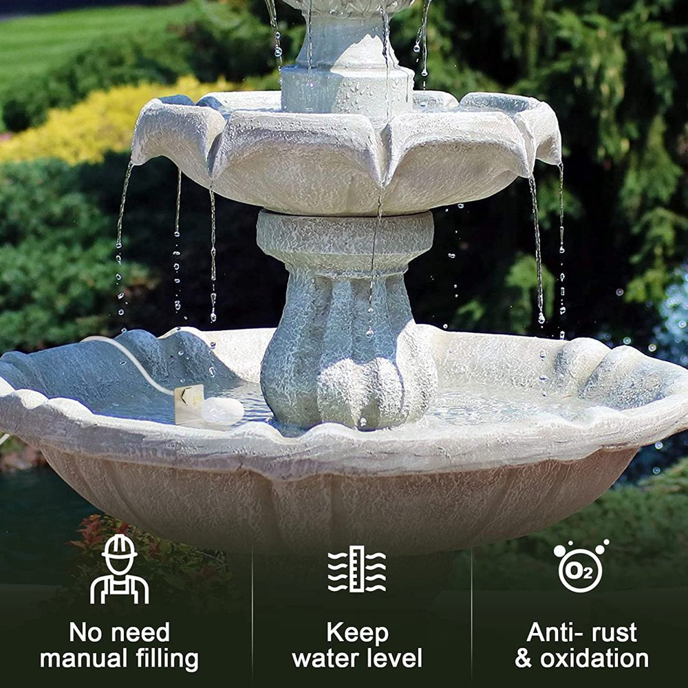 Ater Fountain Auto Fill System, Water Leveler Float Valve Kit, 1/4 Tube with Adjustable Arm for Outdoor Fountains, Gardens, Ponds Animals & Pet Supplies > Pet Supplies > Fish Supplies > Aquarium & Pond Tubing THEFAKER   